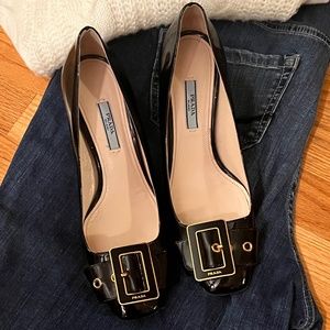 Authentic Prada loafers/heels. As seen here: https://www.neimanmarcus.com/p/prad